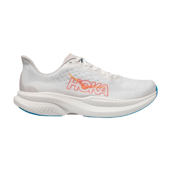 Women's Performance Running Shoes Hoka Mach 6  White/Nimbus Cloud 1147810WNCL
