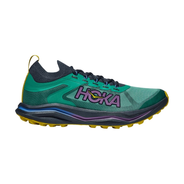 Women's Trail Running Shoes Hoka Zinal 2  Tech Green/Strata 1141492THGR