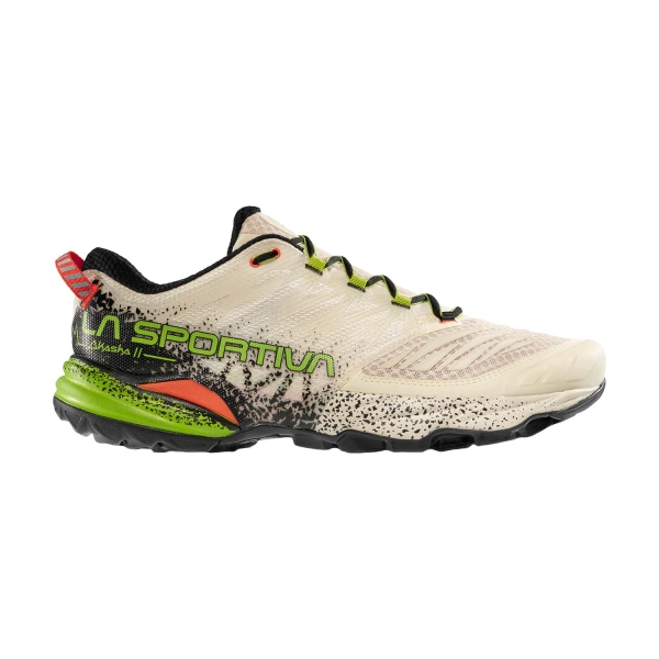 Men's Trail Running Shoes La Sportiva Akasha 2  Antique White 56A003003