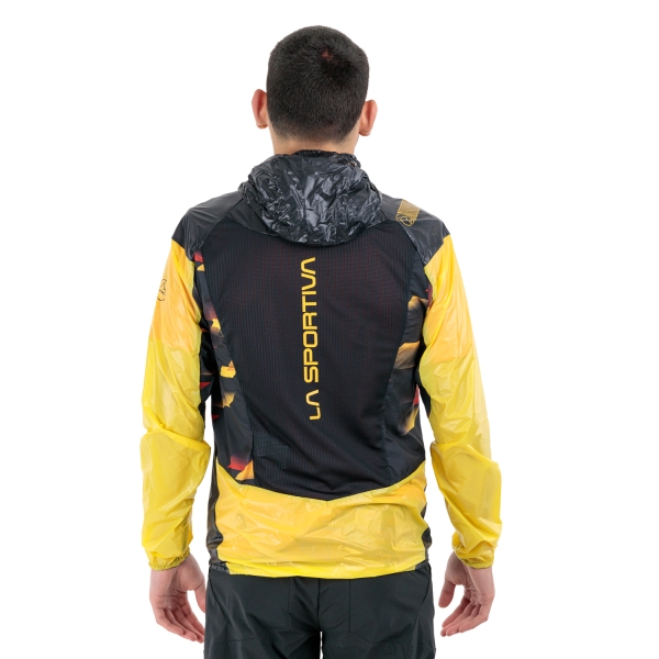 La Sportiva Blizzard Windbreaker Giacca - Black/Yellow