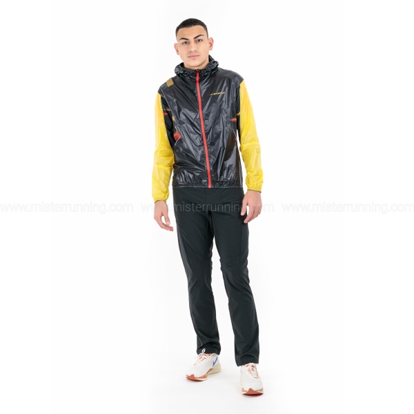 La Sportiva Blizzard Windbreaker Jacket - Black/Yellow