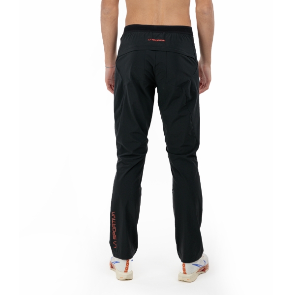 La Sportiva Brush Pantaloni - Black/Cherry Tomato