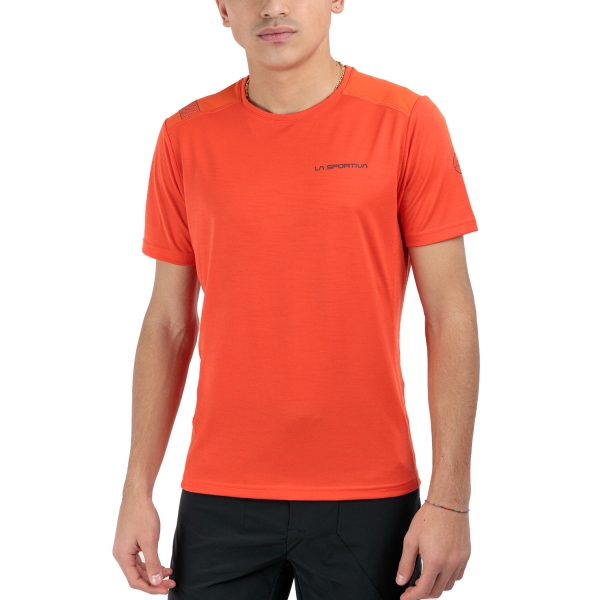 Men's Outdoor T-shirt La Sportiva Embrace TShirt  Cherry Tomato P49322322