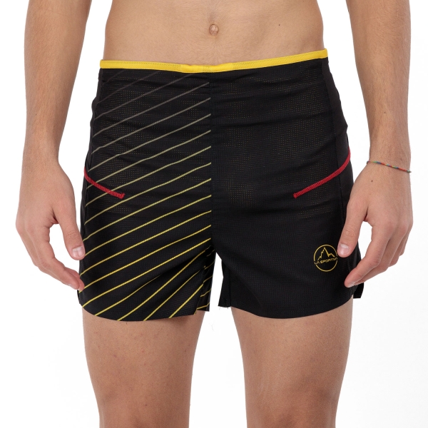 Pantaloncino Running Uomo La Sportiva Freccia 4in Pantaloncini  Black/Yellow P86999100