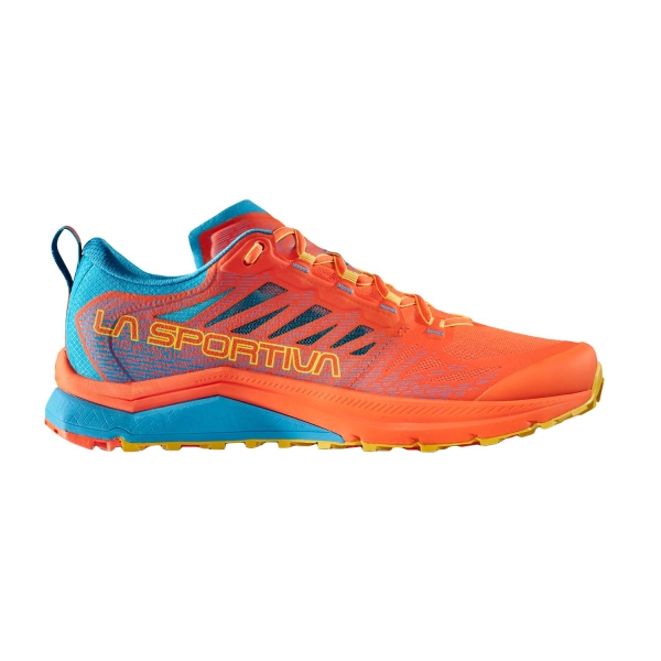Men's Trail Running Shoes La Sportiva Jackal 2  Cherry Tomato/Tropic Blue 56J322614