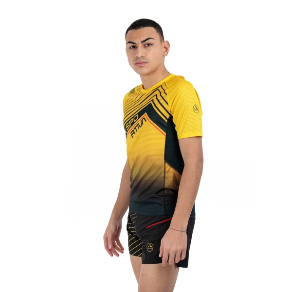 La Sportiva Wave T-Shirt - Yellow/Black