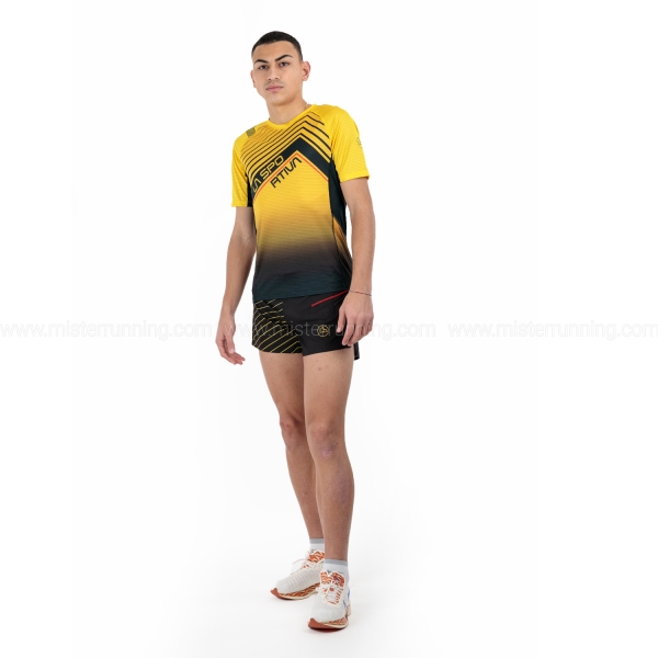 La Sportiva Wave T-Shirt - Yellow/Black