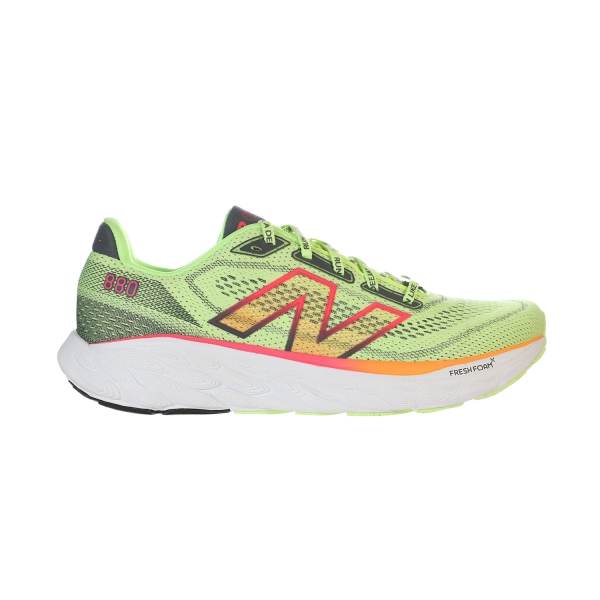 Men's Neutral Running Shoes New Balance Fresh Foam X 880v14 Deejay Ten  Lime/Red M880D14