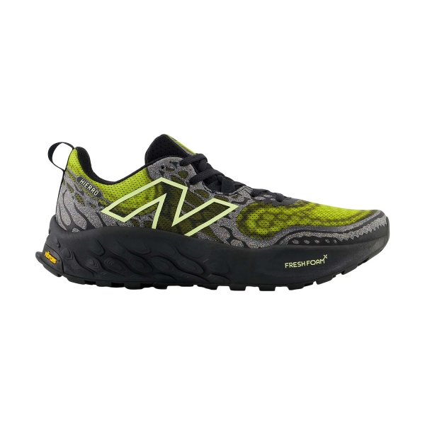 Men's Trail Running Shoes New Balance Fresh Foam X Hierro V8  Black Coffee MTHIERY8