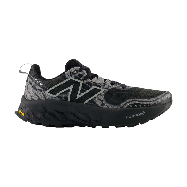 Men's Trail Running Shoes New Balance Fresh Foam X Hierro V8  Black MTHIERK8