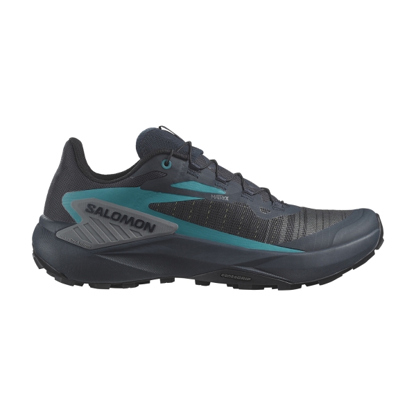 Men's Trail Running Shoes Salomon Genesis  Carbon/Tahitian Tide/Quiet Shade L47443000