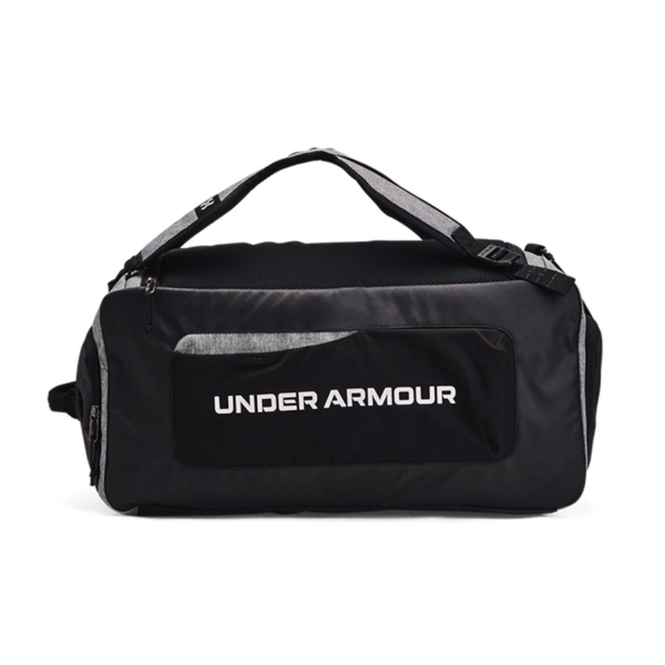 Under Armour Contain Duo Medium Duffle - Castlerock Medium Heather/Black/White