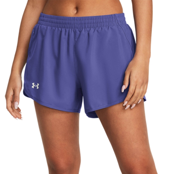 Women's Running Shorts Under Armour Fly By 4in Shorts  Starlight/Reflective 13824380561