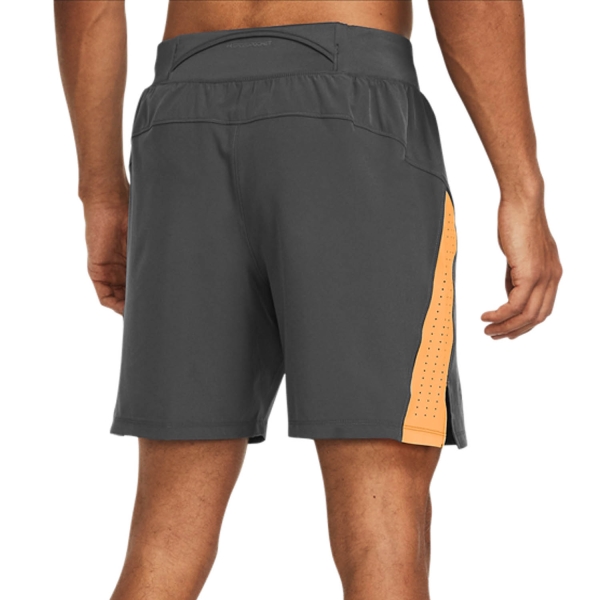 Under Armour Launch Elite 7in Pantaloncini - Castlerock/Nova Orange/Reflective