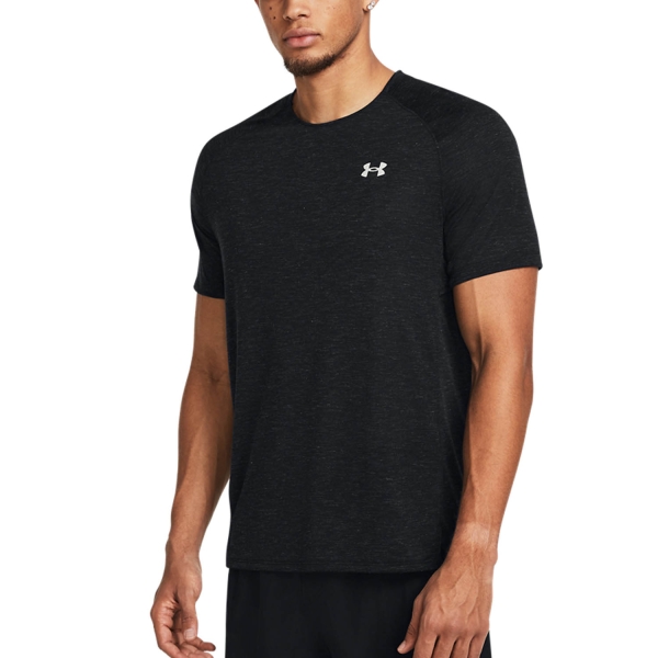 Men's Running T-Shirt Under Armour Launch TShirt  Black/Reflective 13832390001