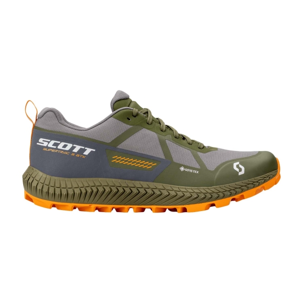 Scarpe Trail Running Uomo Scott Supertrac 3 GTX  Slate Grey/Fir Green 2878217793