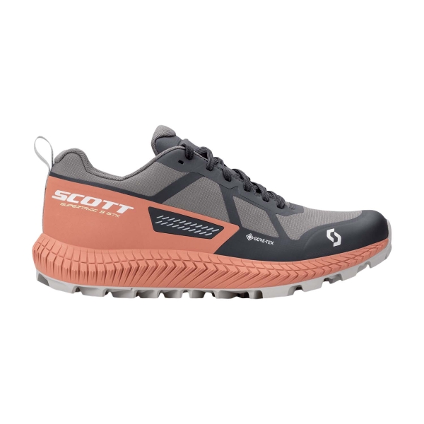 Women's Trail Running Shoes Scott Supertrac 3 GTX  Black/Mud Green 2878237795