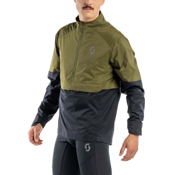 Men's Running Jacket Scott Endurance Anorak Jacket  Fir Green/Black 4004027386