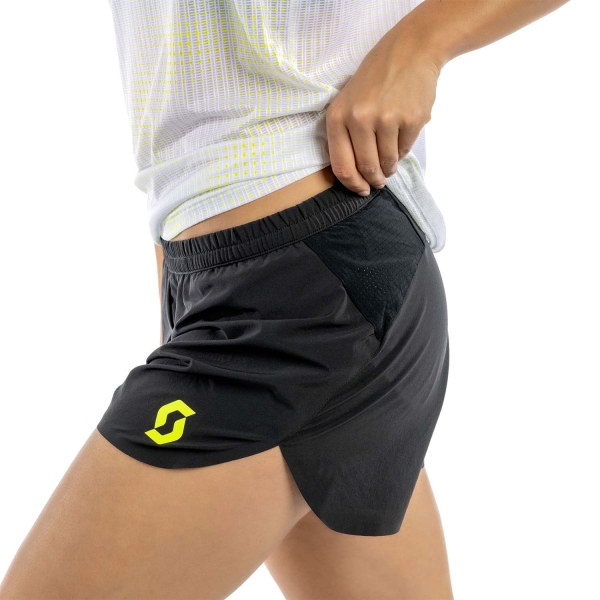 Women's Running Shorts Scott RC Run 2.5in Shorts  Black/Yellow 4031991040