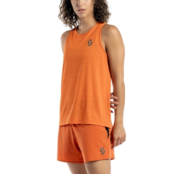 Top Running Mujer Scott Endurance Top  Braze Orange 4032567539