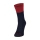 Scott Block Stripe Calcetines - Dark Blue/Wood Red