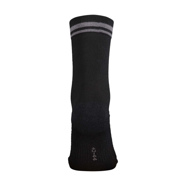 Scott Merino Crew Calcetines - Black/Dark Grey