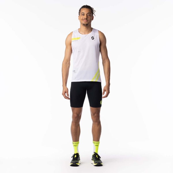 Scott RC Run 8in Shorts - Black/Yellow