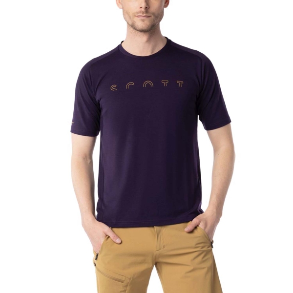Camisetas Outdoor Hombre Scott Defined Camiseta  Cyber Purple 4144737711