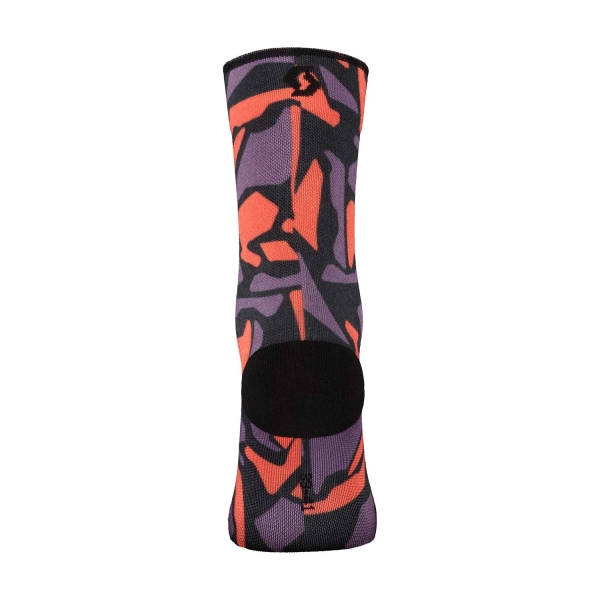 Scott Graphic Crew Calcetines - Vivid Purpe/Astro Red