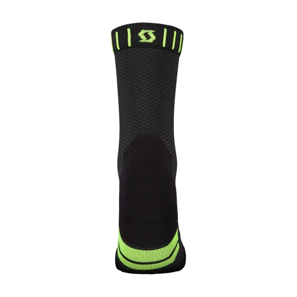 Scott RC Run Socks - Black/Safety Yellow