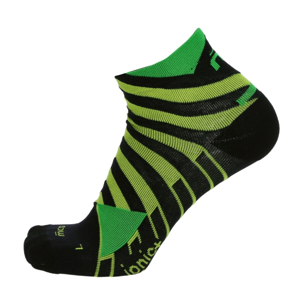 Mico Light Weight Odor Zero Ionic+ Calcetines - Nero/Giallo Fluo