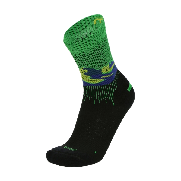 Running Socks Mico Light Weight Extra Dry Socks  Verde Fluo CA 3075 122