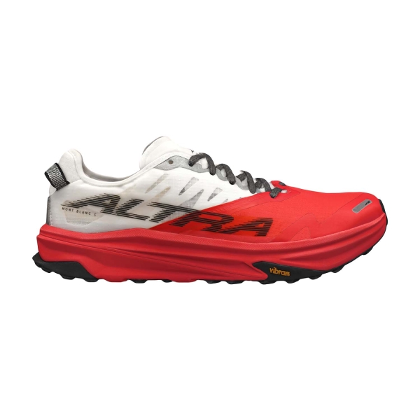 Men's Trail Running Shoes Altra Mont Blanc Carbon  White/Coral AL0A82CA161