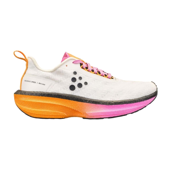 Women's Neutral Running Shoes Craft Pro Endurance 2  Ash White/Fuchsia 1914833ASWFUX