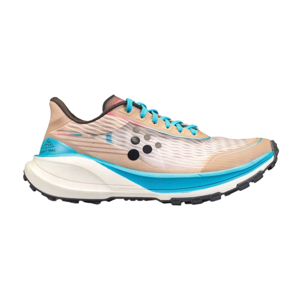Men's Trail Running Shoes Craft Pure Trail  Plaster/Laser 1914280PLLAS