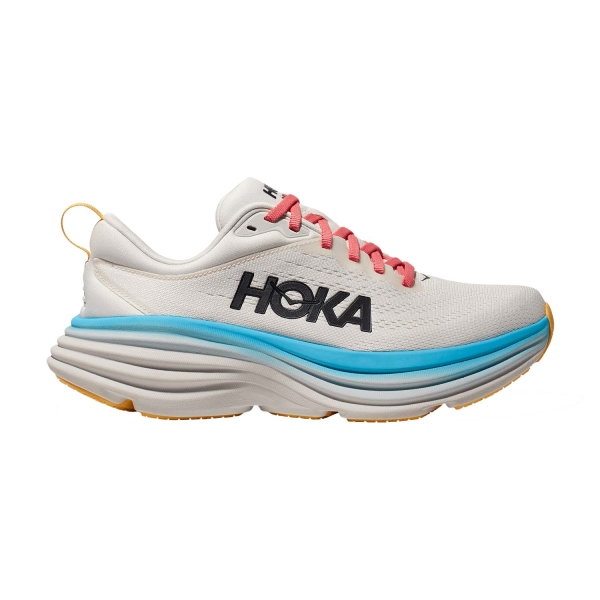 Women's Neutral Running Shoes Hoka Bondi 8  Blanc De Blanc/Swim Day 1127952BSW