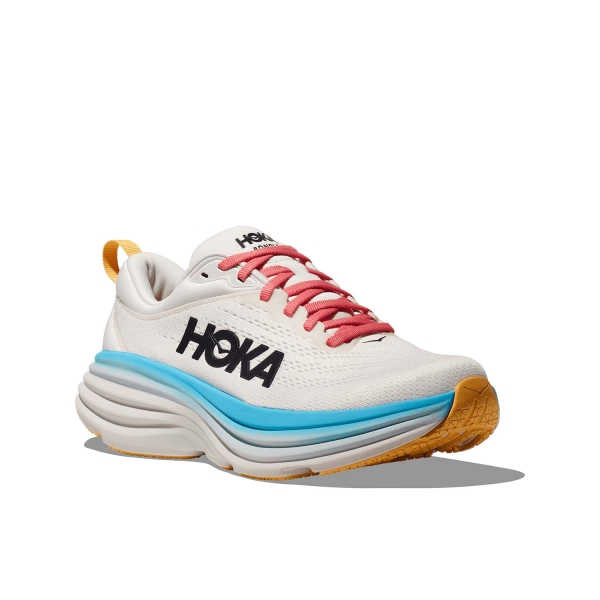 Hoka Bondi 8 - Blanc De Blanc/Swim Day