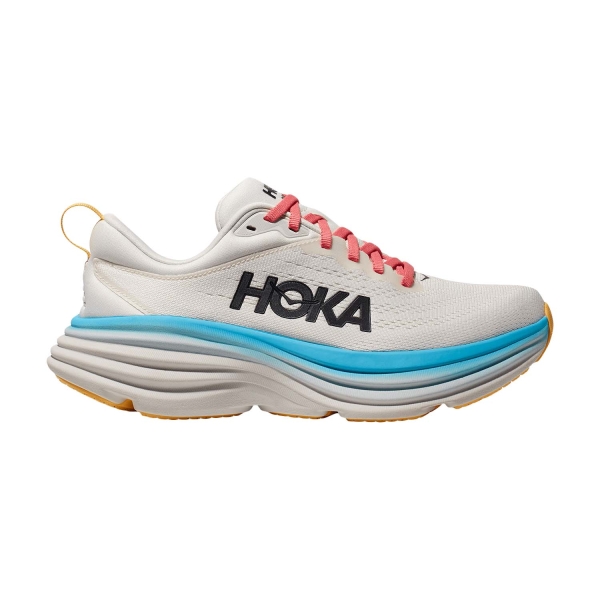 Women's Neutral Running Shoes Hoka Bondi 8  Blanc De Blanc/Swim Day 1127954BSW