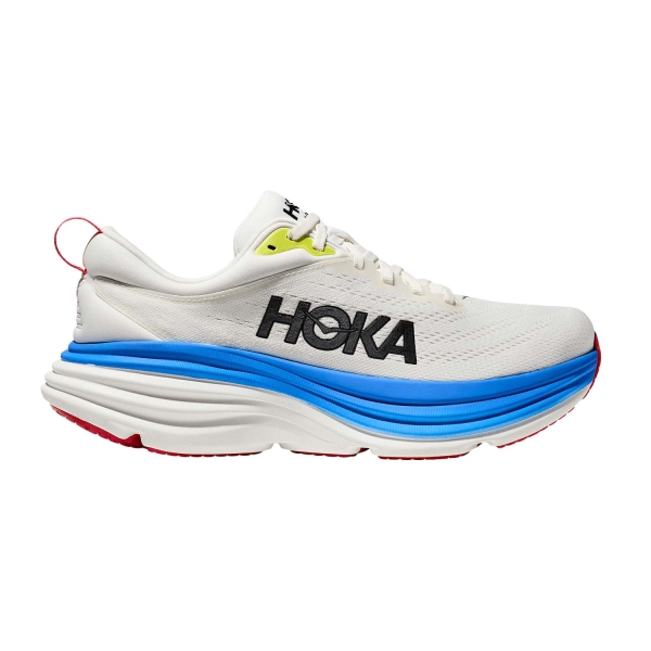 Men's Neutral Running Shoes Hoka Bondi 8 Wide  Blanc De Blanc/Virtual Blue 1127953BVR