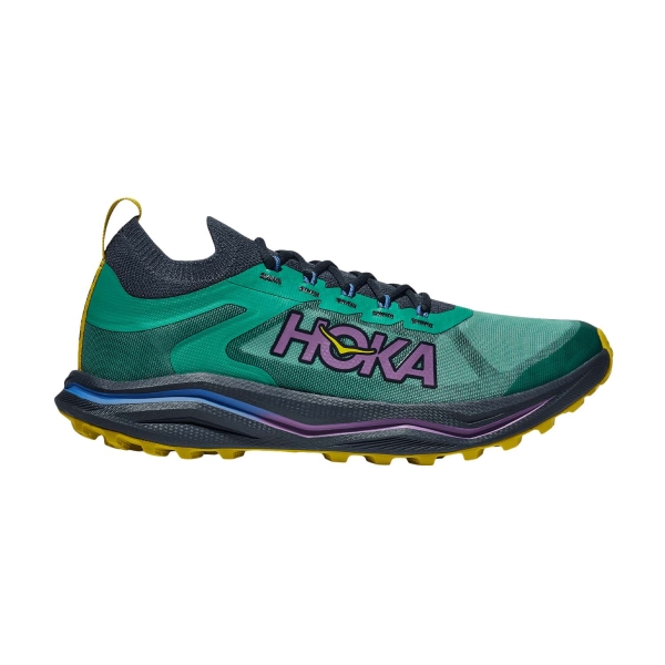 Men's Trail Running Shoes Hoka Zinal 2  Tech Green/Strata 1141491THGR