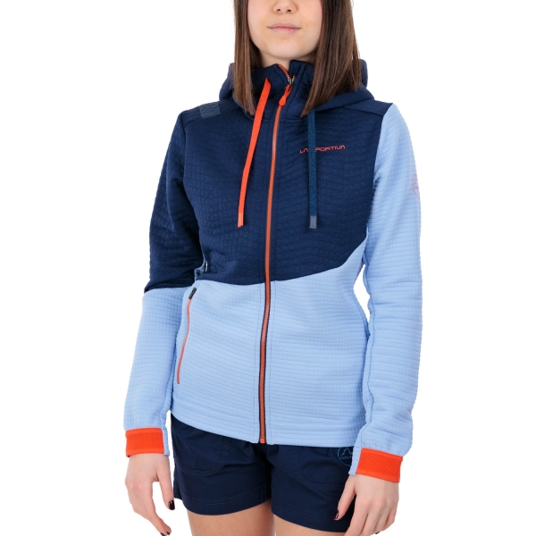 Women's Outdoor Jacket and Shirt La Sportiva Method Jacket  Stone/Blue/Deep Sea O89645643
