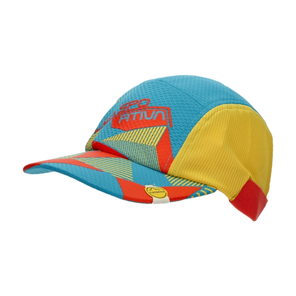 Hats & Visors La Sportiva Stream Cap  Tropic Blue/Cherry Tomato Y84614322