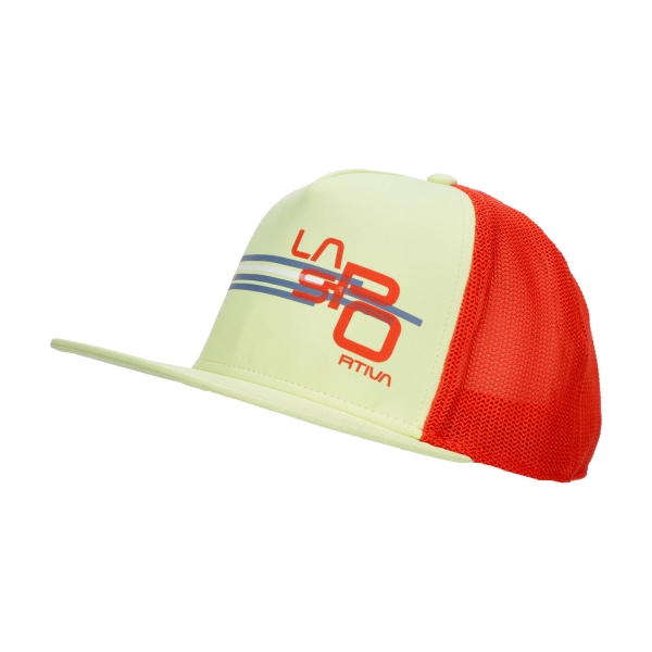 Hats & Visors La Sportiva Stripe Cube Cap  Zest/Cherry Tomato Y83736322