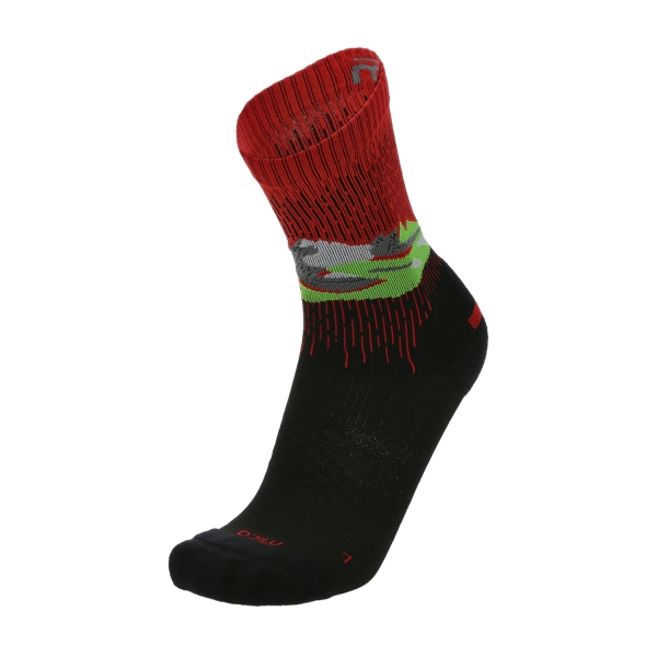 Running Socks Mico Light Weight Extra Dry Socks  Rosso CA 3075 003