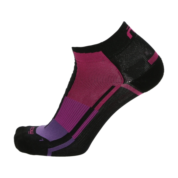 Mico Light Weight Odor Zero IONIC+ Socks Woman - Nero/Fucsia