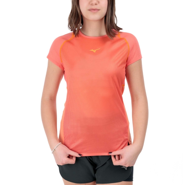 Women's Running T-Shirts Mizuno Aero TShirt  Dubarry J2GAB20253