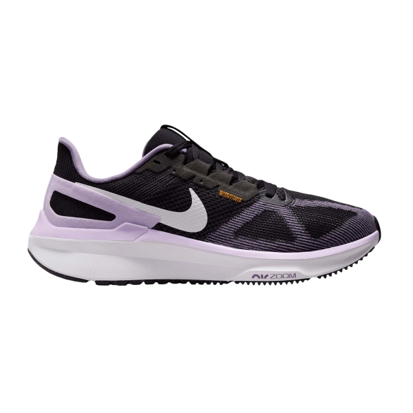 Woman's Structured Running Shoes Nike Air Zoom Structure 25  Black/White/Daybreak/Lilac Bloom DJ7884006