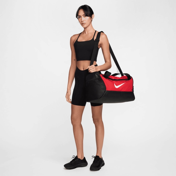 Nike Brasilia Small Duffle - University Red/Black/White
