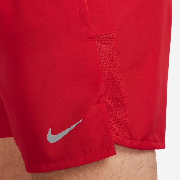 Nike Challenger 5in Pantaloncini - University Red/Reflective Silver