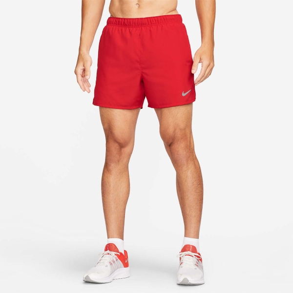 Nike Challenger 5in Shorts - University Red/Reflective Silver